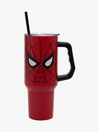 Marvel Spider-Man Mask Straw Tumbler With Handle