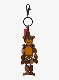 Five Nights at Freddy's Freddy Fazbear Dangle Charm Keychain - BoxLunch Exclusive