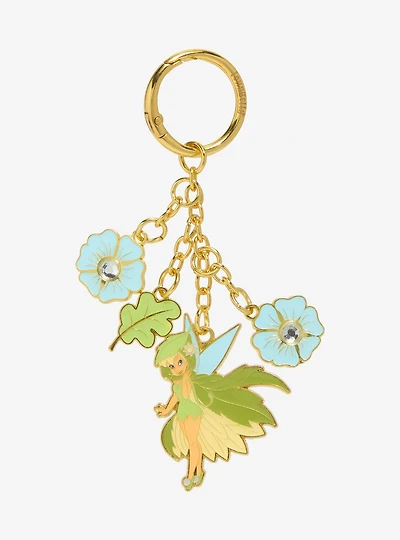 Loungefly Disney Peter Pan Tinker Bell Cloak Multi-Charm Keychain — BoxLunch Exclusive