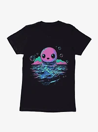 Sea Bubble Monster Womens T-Shirt