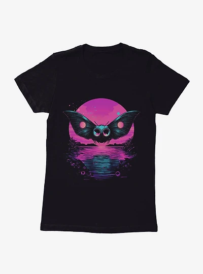 Mothman Midnight Sun Horizon Womens T-Shirt