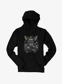 Floral Night Owl Hoodie
