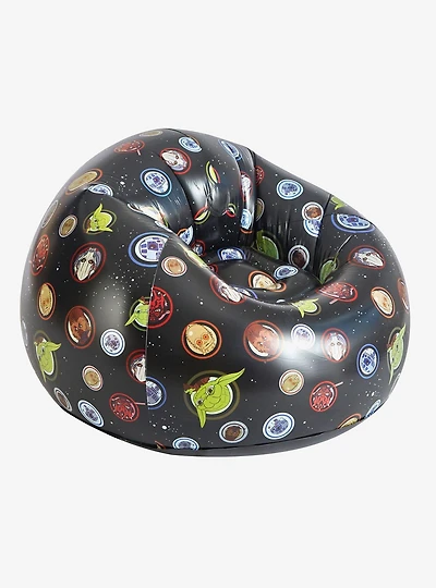 Star Wars Characters Starry Allover Print Inflatable Chair