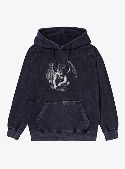 Evil Cherub Mineral Wash Hoodie
