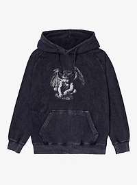 Evil Cherub Mineral Wash Hoodie