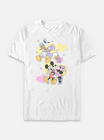Disney Mickey Mouse Couple Of Loves Big & Tall T-Shirt