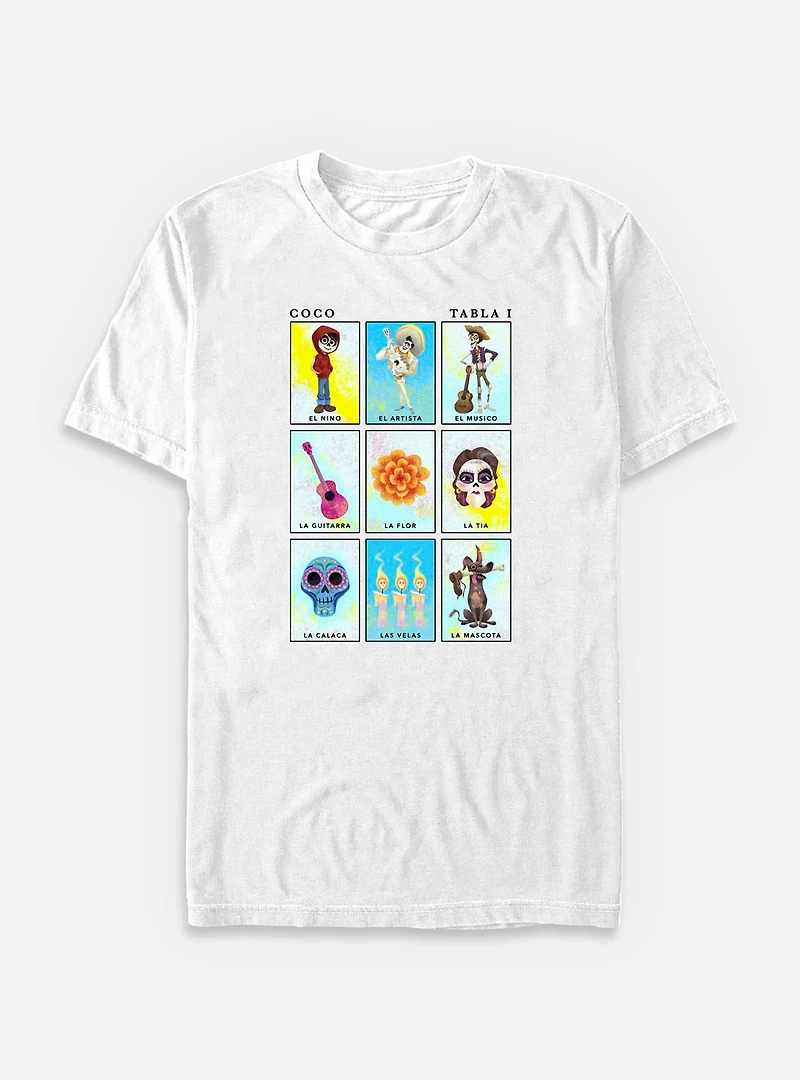 Disney Pixar Coco Loteria Big & Tall T-Shirt