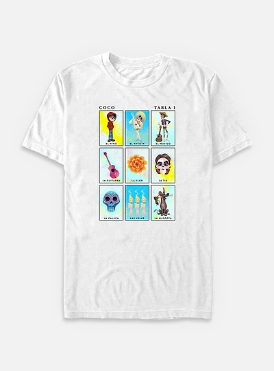 Disney Pixar Coco Loteria Big & Tall T-Shirt