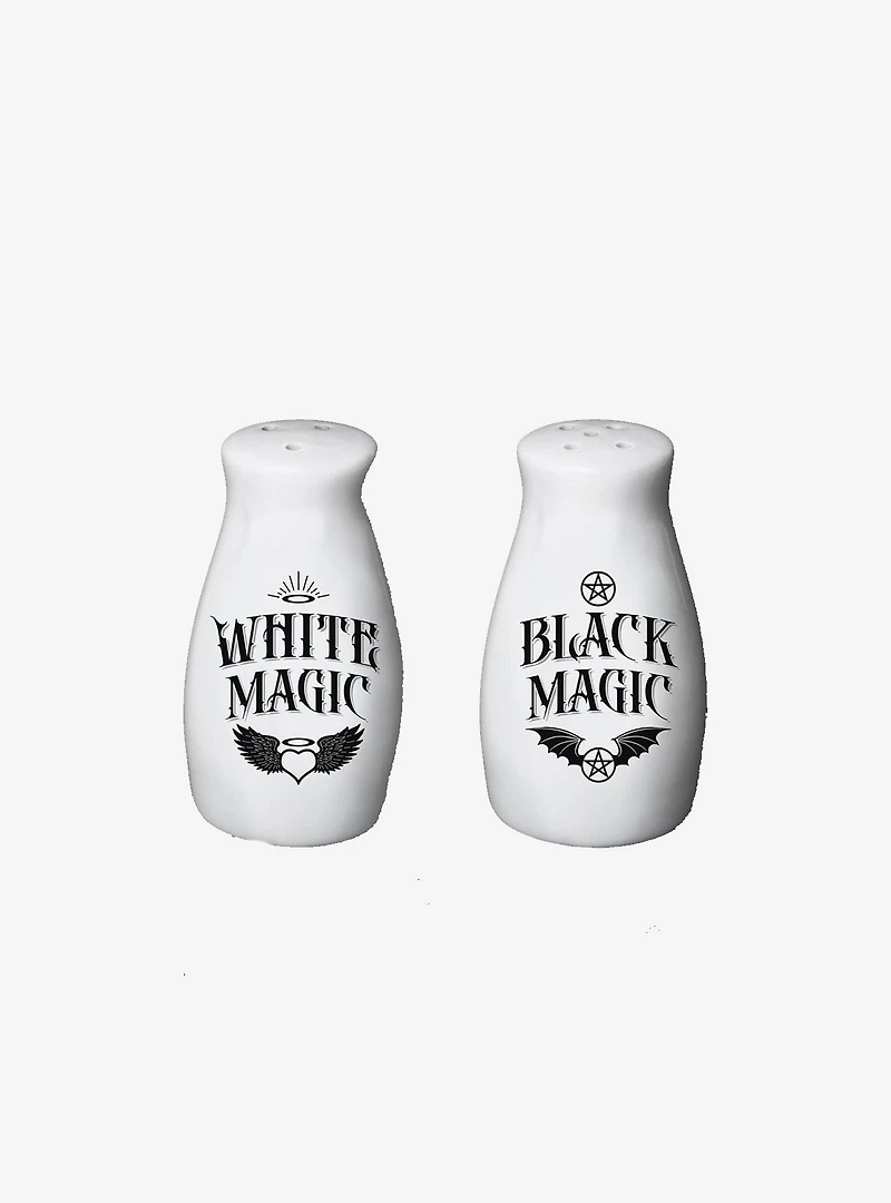 Alchemy of England White Magic & Black Magic Salt & Pepper Shaker Set