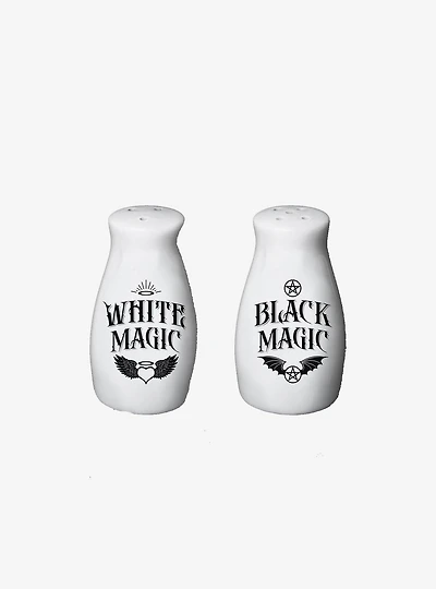 Alchemy of England White Magic & Black Magic Salt & Pepper Shaker Set