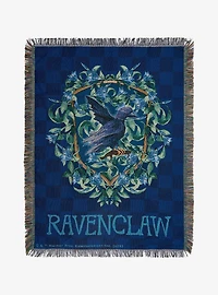 Harry Potter Ravenclaw Floral Tapestry Throw — BoxLunch Exclusive