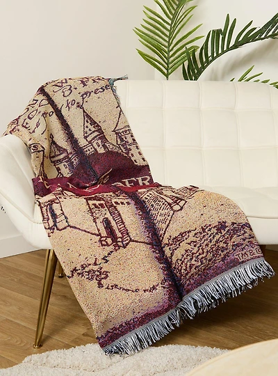 Harry Potter The Marauder's Map Tapestry Throw - BoxLunch Exclusive