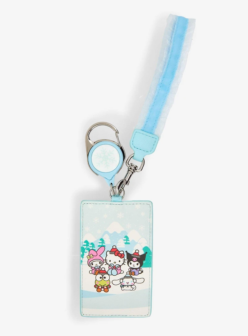 Loungefly Sanrio Hello Kitty and Friends Winter Ruffle Retractable Lanyard — BoxLunch Exclusive