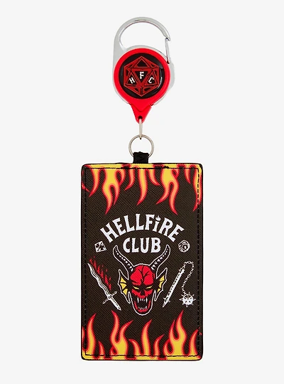 Stranger Things Hellfire Club Retractable Lanyard - BoxLunch Exclusive