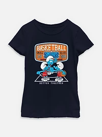 The Smurfs Basketball Better Together  Youth Girls T-Shirt