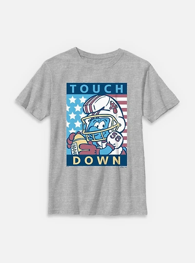 The Smurfs Smurf Touch Down Youth T-Shirt