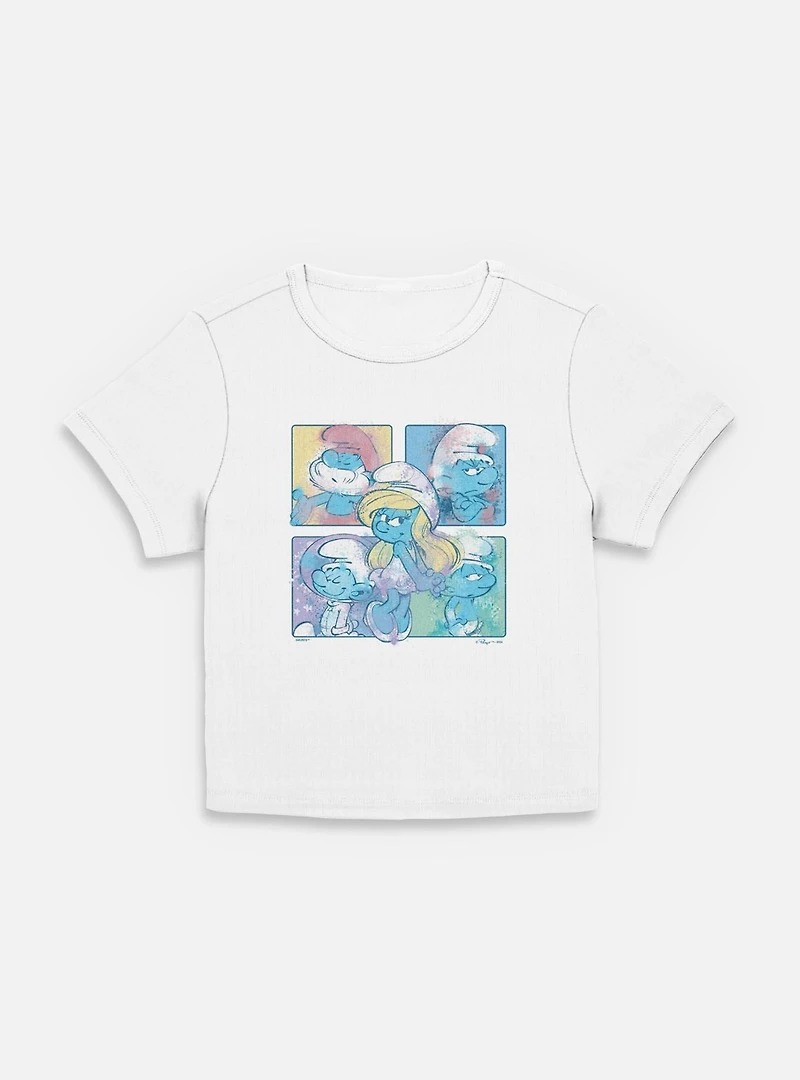 The Smurfs Smurf Boxup Women Baby T-Shirt