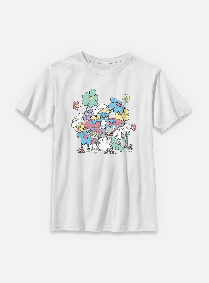 The Smurfs Mushroom Life Youth T-Shirt