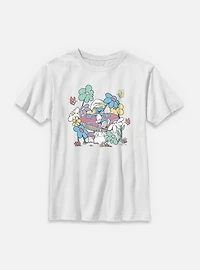 The Smurfs Mushroom Life Youth T-Shirt
