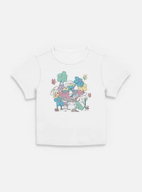 The Smurfs Mushroom Life Women Baby T-Shirt