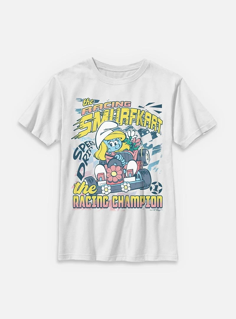 The Smurfs Racing Smurfkart Youth T-Shirt