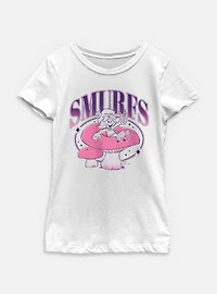 The Smurfs Galaxy Mushroom Vibes  Youth Girls T-Shirt
