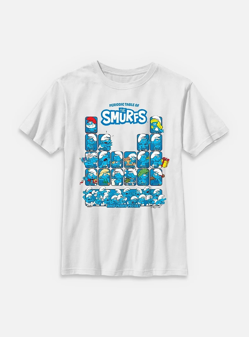 The Smurfs Periodic Table Of SmurfsYouth T-Shirt
