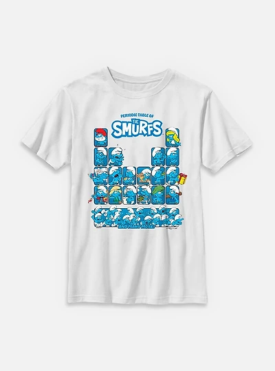The Smurfs Periodic Table Of SmurfsYouth T-Shirt