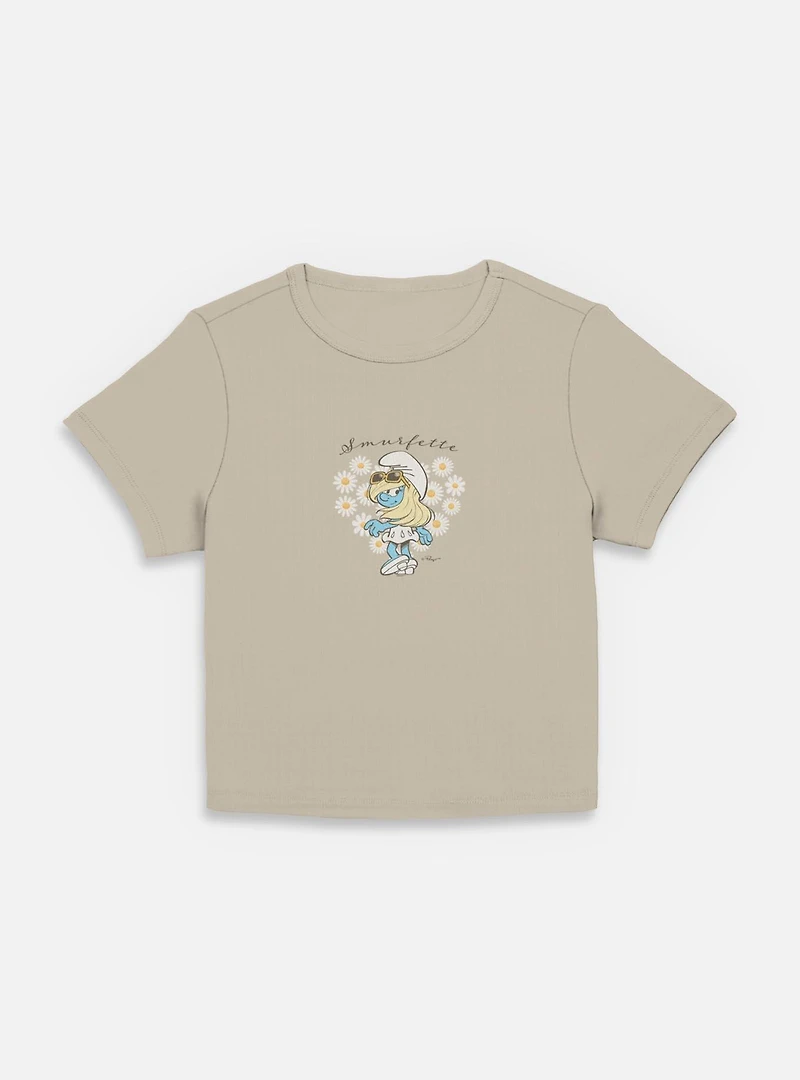 The Smurfs Smurfette Daisies Women Baby T-Shirt