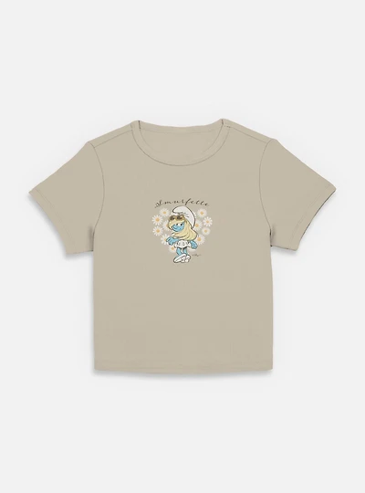 The Smurfs Smurfette Daisies Women Baby T-Shirt