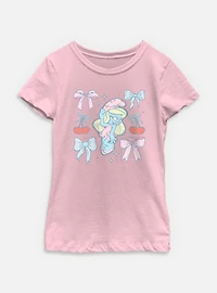 The Smurfs Bow Beauty Youth Girls T-Shirt