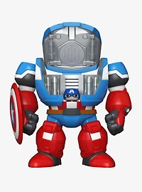 Funko Bitty Pop! Bitty Bot Marvel Captain America Mech With Captain America Vinyl Figure Set