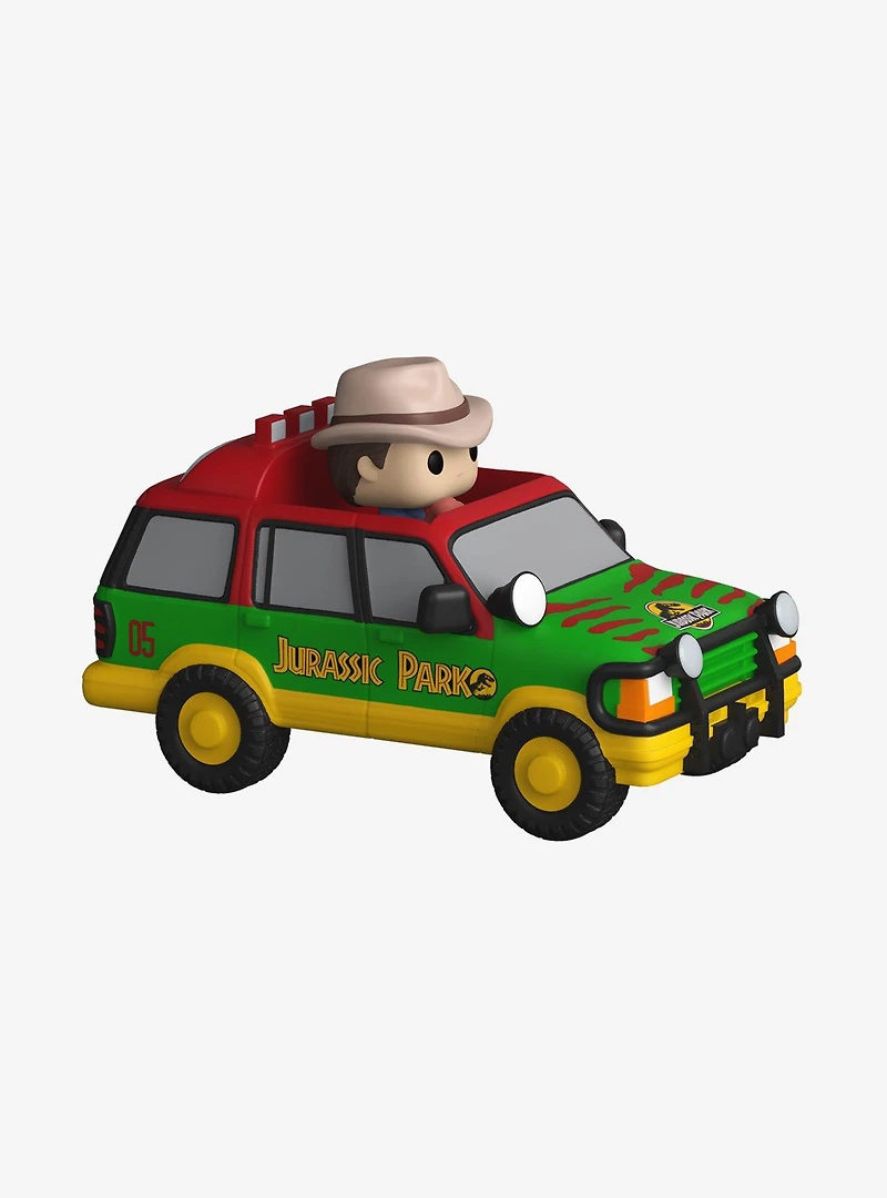 Funko Bitty Pop! Rides Jurassic Park Dr. Alan Grant and Jurassic SUV Vinyl Figure Set