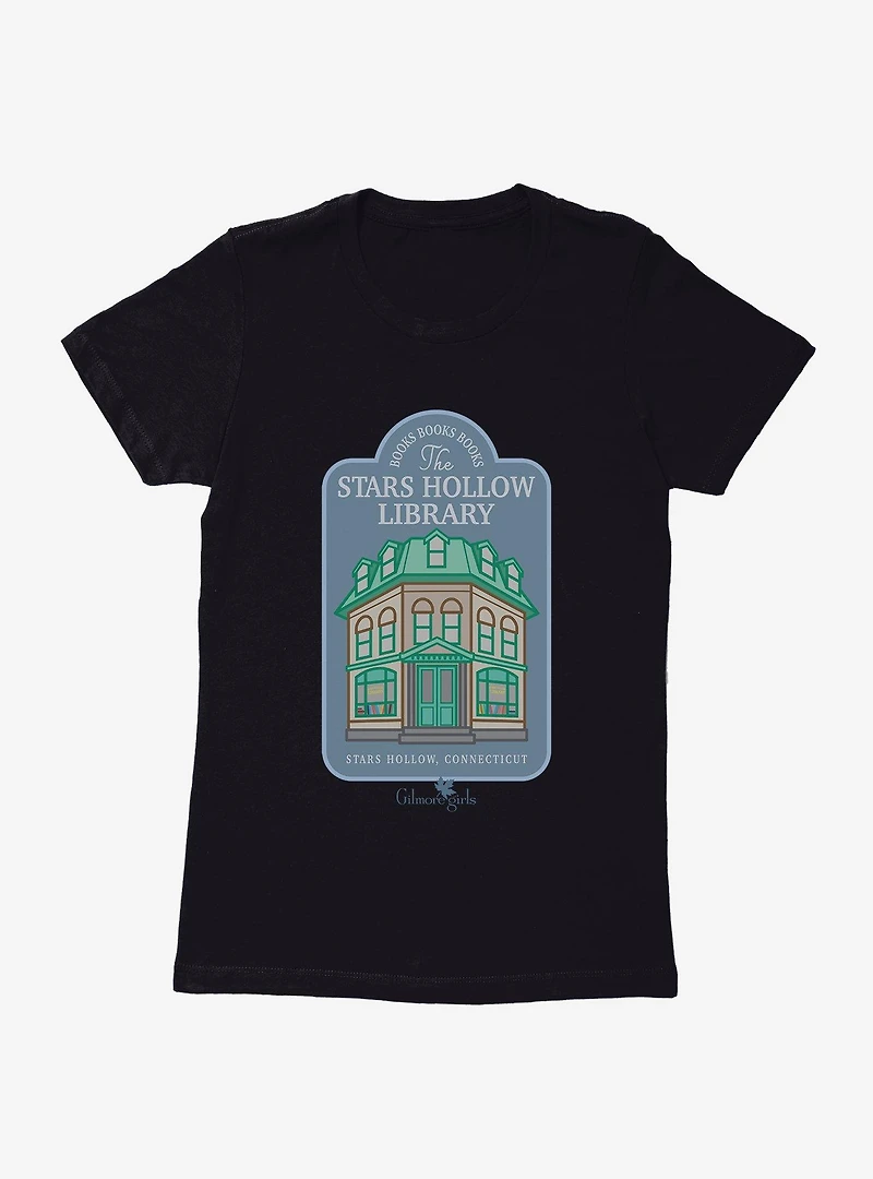 Gilmore Girls The Stars Hollow Library Womens T-Shirt