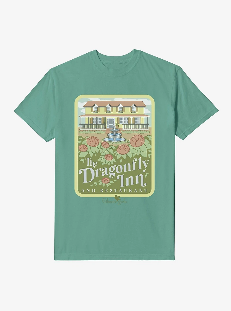 Gilmore Girls The Dragonfly Inn And Restaurant Garment-Dyed T-Shirt