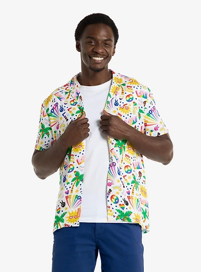 Tropic Pride Button-Up Shirt