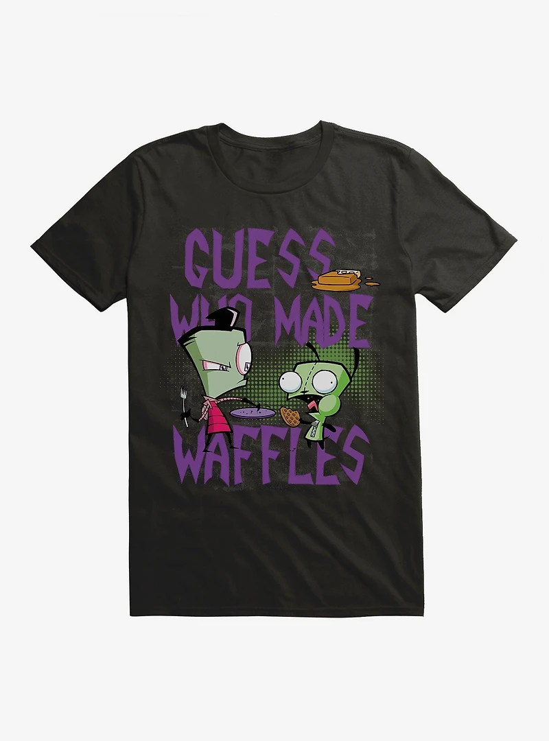Invader Zim Guess Who Made Waffles T-Shirt