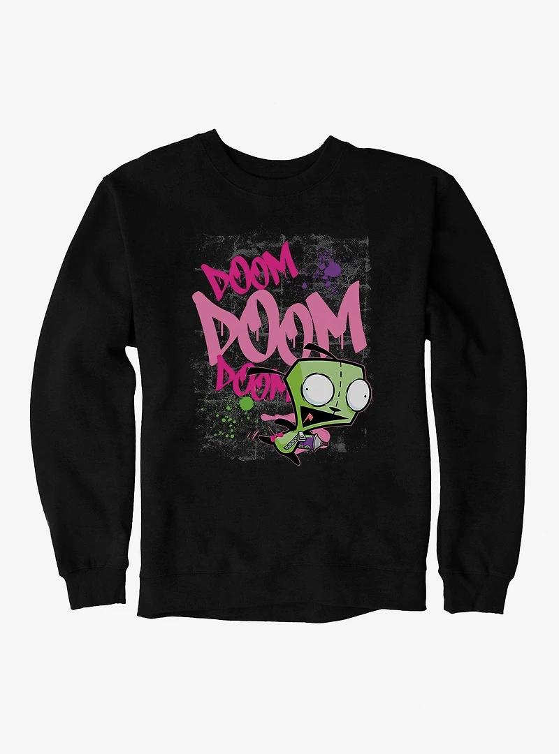 Invader Zim Doom Graffiti GIR Sweatshirt