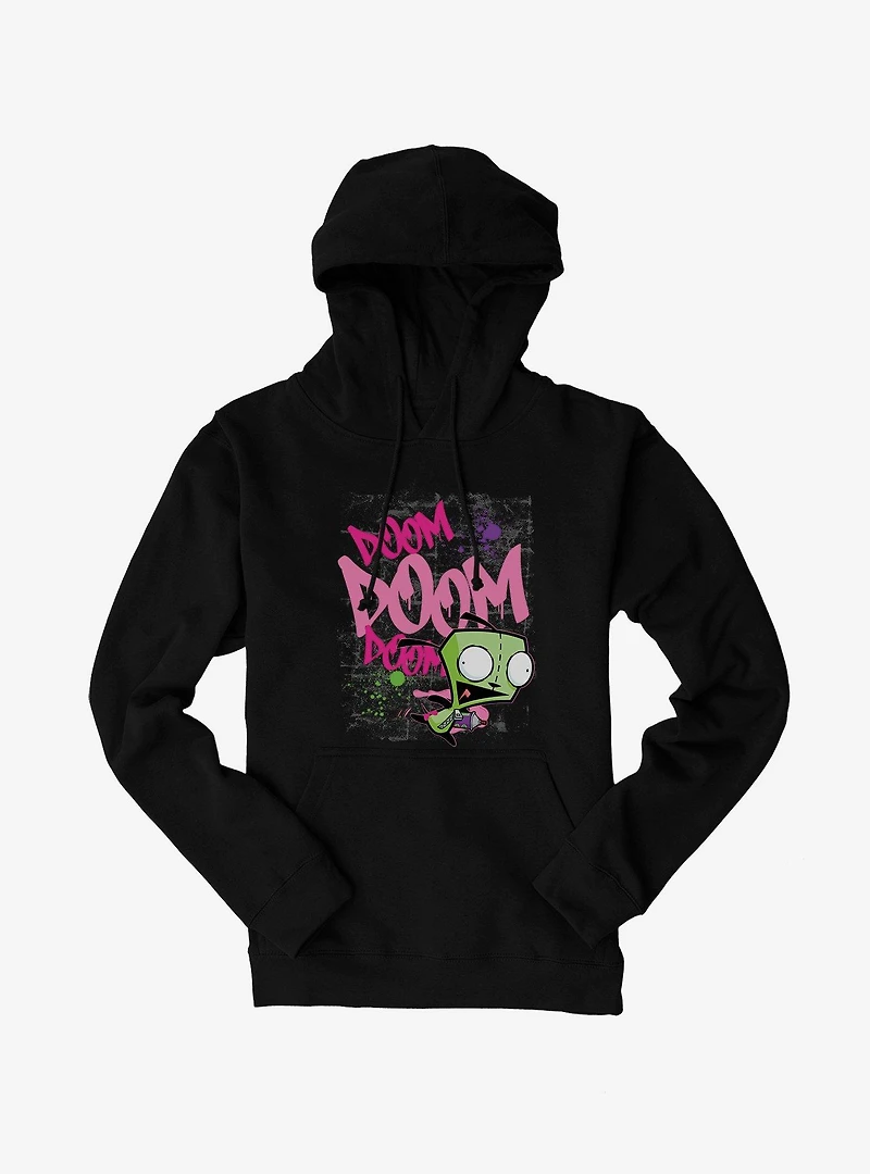 Invader Zim Doom Graffiti GIR Hoodie