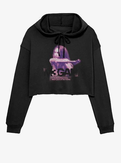 M3GAN Is More Than A Toy Womens Crop Hoodie