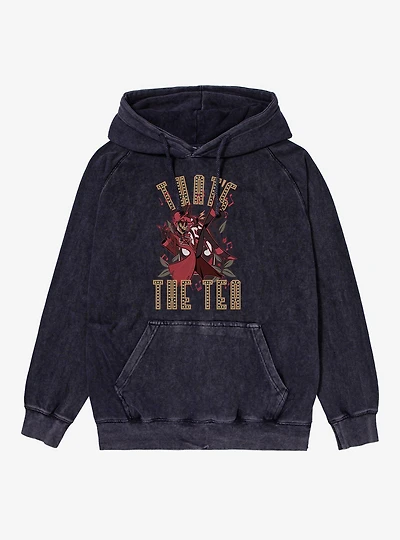 Hazbin Hotel Alastor That's The Tea Mineral Wash Hoodie