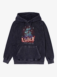 Hazbin Hotel Loser Just LIke Me Mineral Wash Hoodie