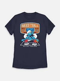 The Smurfs Basketball Better Together  Womens T-Shirt