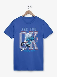 The Smurfs Are You Ok Hockey T-Shirt