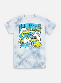 The Smurfs Smurfette Be Yourself Tie-Dye T-Shirt