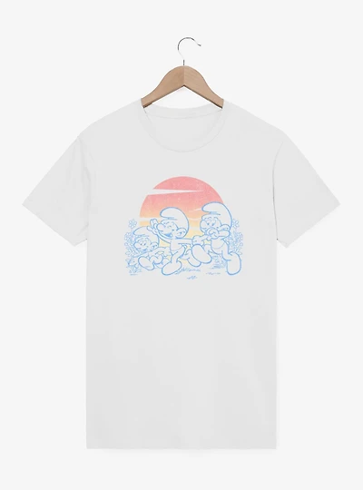 The Smurfs Pastel Sunset T-Shirt