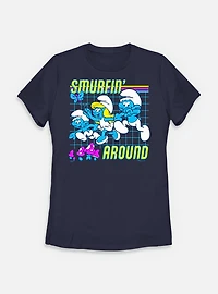 The Smurfs Smurfin Around Womens T-Shirt