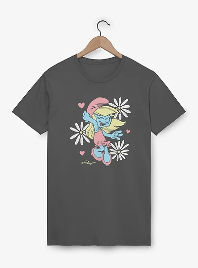 The Smurfs Floral Daisy Smurf T-Shirt