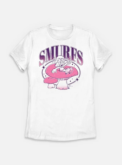 The Smurfs Galaxy Mushroom Vibes  Womens T-Shirt