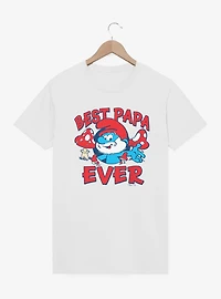 The Smurfs Best Papa Ever T-Shirt
